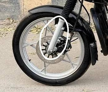 GS 150 disc brake shock bottom
