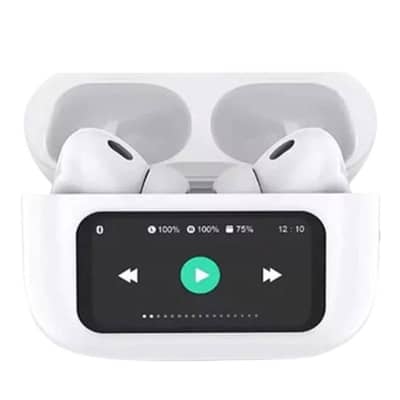 A9 Pro Airpods Touch Screen Glossy White