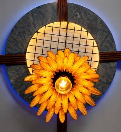handmade hanging lamp