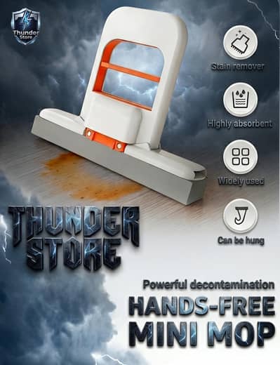  Mini Portable Mop  Easy to use & easy to clean