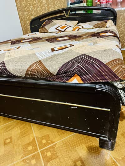 King size only bed without mattress