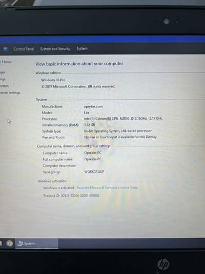 Hp Chromebook Running windows 10