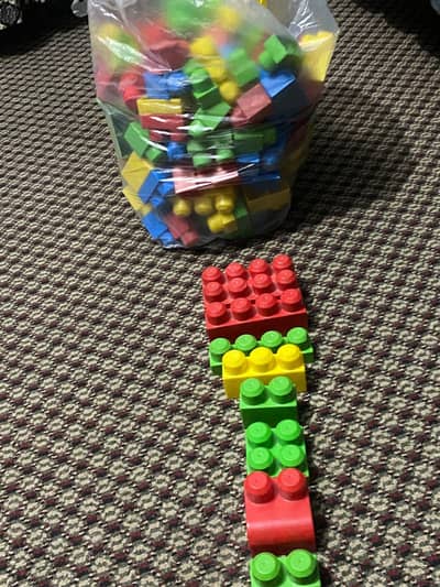 Kids Building Blocks – 4KG Mixed Blocks | Good Condition