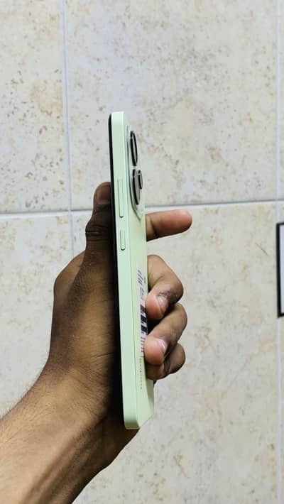 Redmi note 14 with box with charger