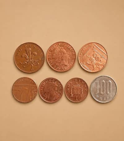 copper coins