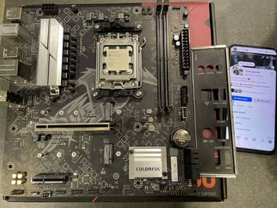 Ryzen 7 7700 Chip with  Colorful B650m-D pro with box | AM5