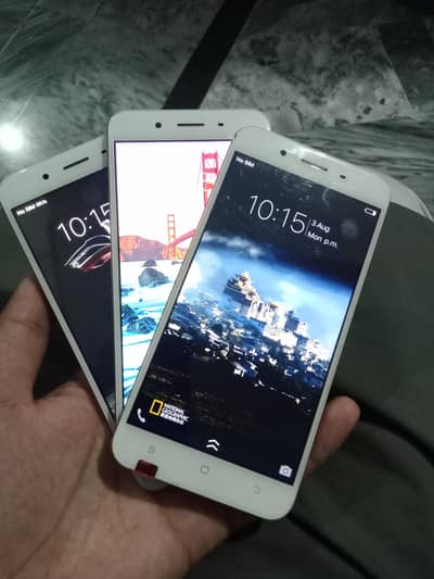 3 Mobiles For Sale (2 Vivo & 1 Oppo) - All 6/128 Storage