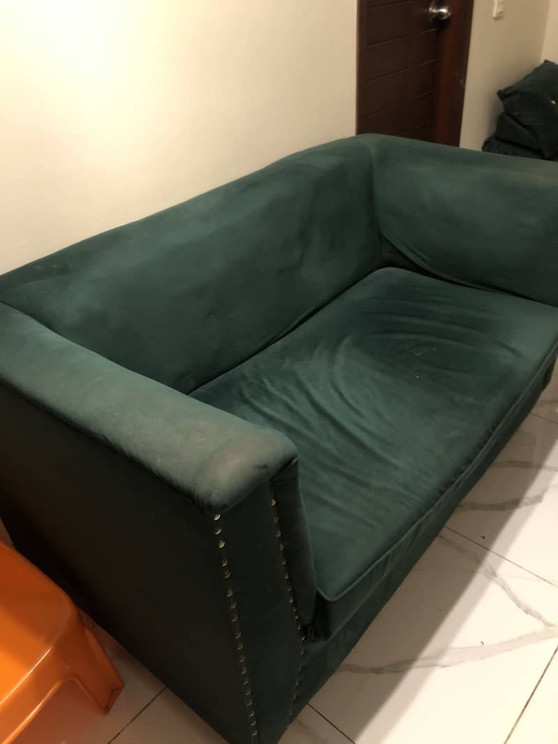 Green sofa 0