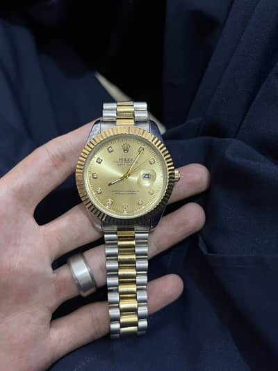Rolex oyster perpetual datejust watch