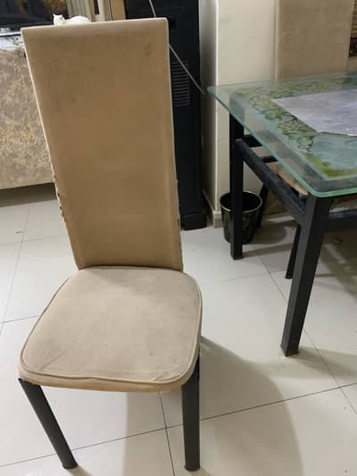 Luxury dinning table 6 chairs