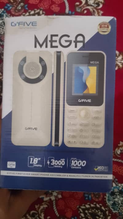 G'Five MEGA Keypad Mobile | PTA Approved | 3000mAh | Dual SIM