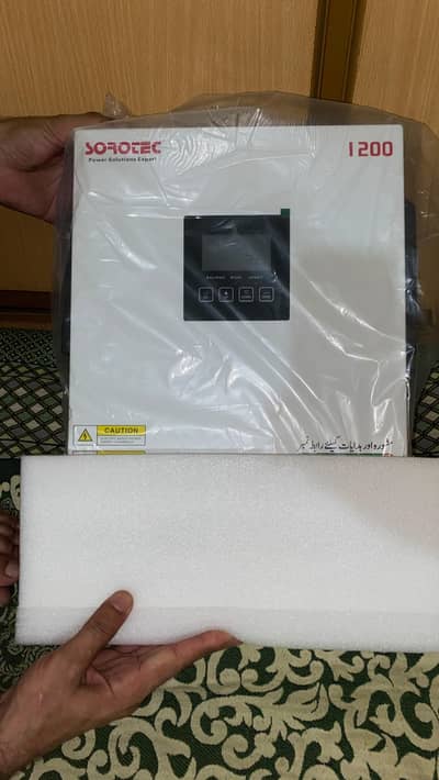 Brand New Box Packed Sorotec 1.2 kW Inverter + DB Box