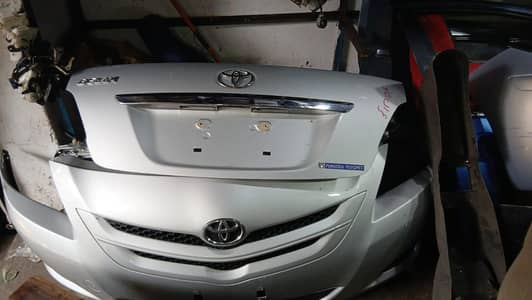 Toyota belta complete silver body parts available