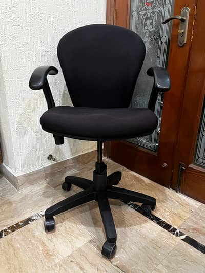 Plum Korean Mid Back Chair