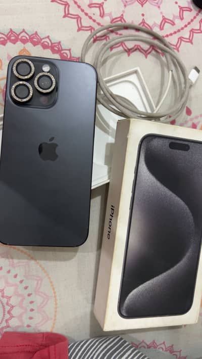 15 Pro Max JV with Box and Original charger