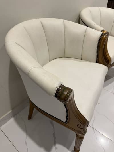 1 seater leather sofa x 2