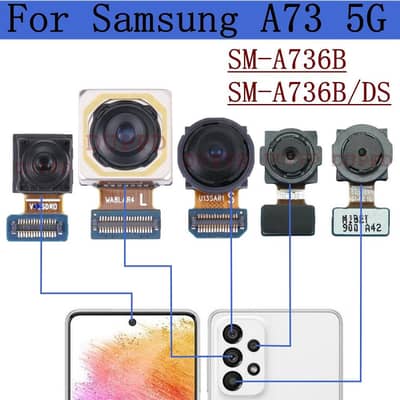 Samsung Mobile A73 5G original cameras