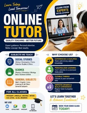 Professional Online Tutor