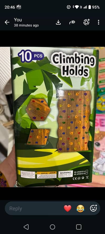 climbing holds 10pcs