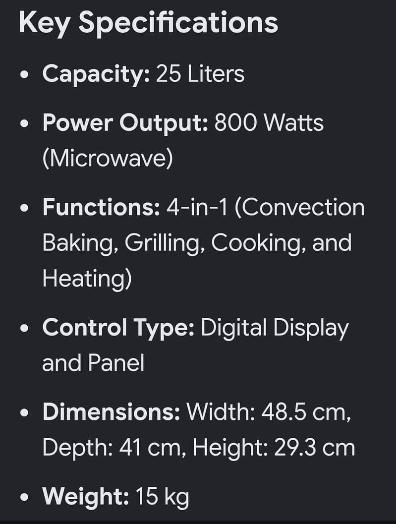 dawlance microwave 2