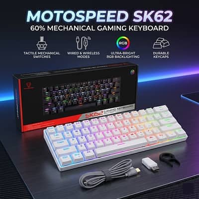 Gaming Keyboard 60% SK62 Mechanical