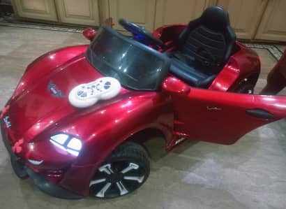 imported kids car with swing mode & full option Remote (matalic color)