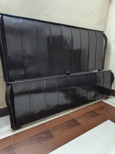 urgent Selling Almost New Pure Wooden Bed