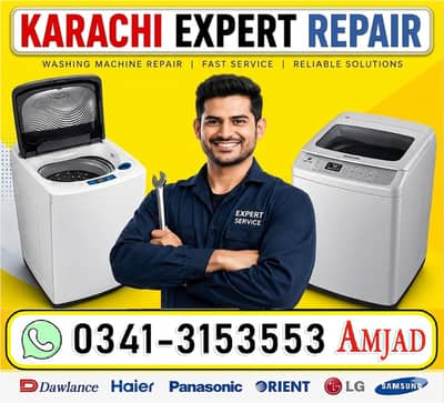Automatic Washing Machine Repair Dawlance Haier LG Samsung Kenwood PEL