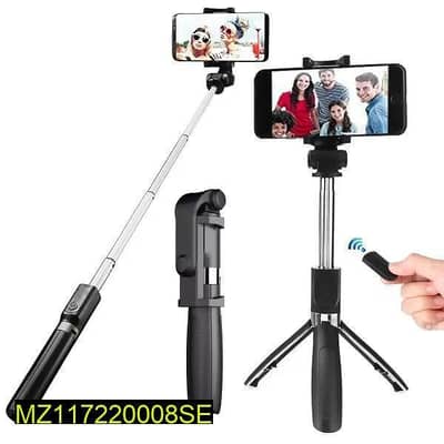 Bluetooth Selfie Stick with LED Light & Remote