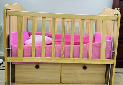 Wooden Baby Cot