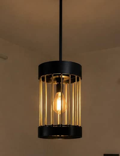 handmade hanging lamp