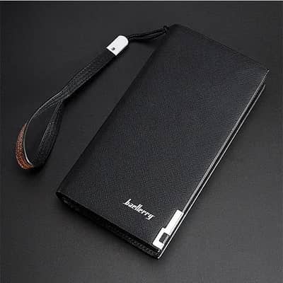 Mens Leather Wallets with 12 Cards Slots & Zipper Pocket