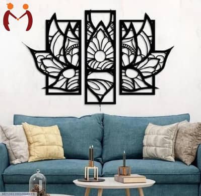 Laser cut Lotus Walk art set for Home Decor
