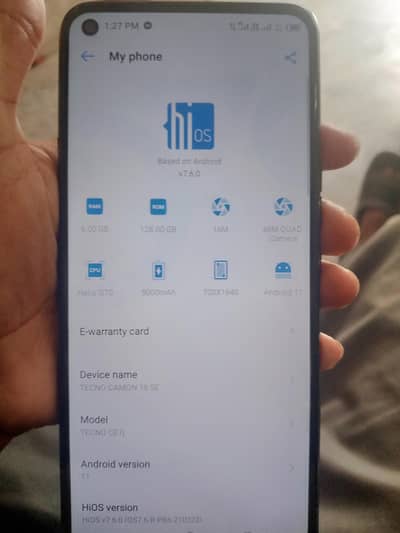 Tecno CAMON 16 SE