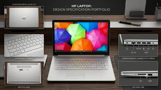 HP 17.3" Laptop | Core i5 11th Gen | 8GB RAM | 256 GB SSD | Windows 11