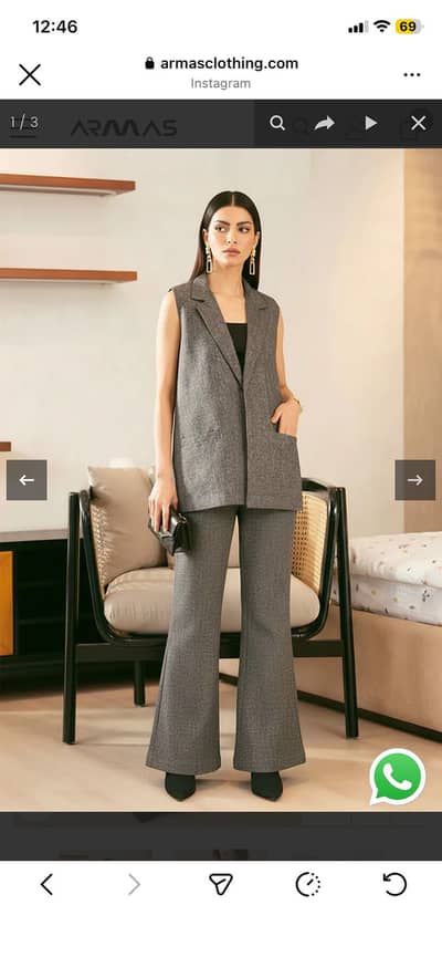 Armas coat pant