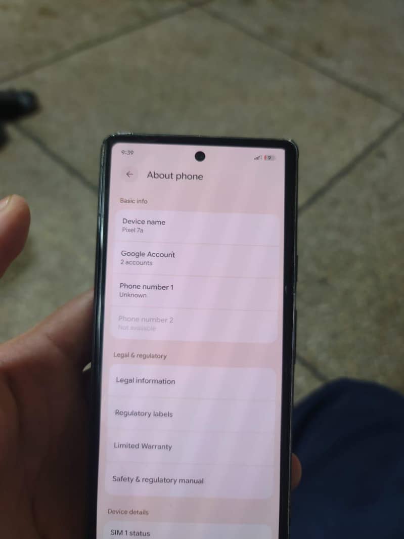 Google Pixel 7a 8