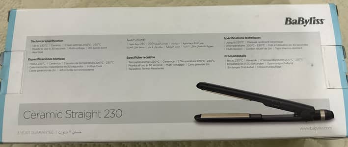 Babyliss Hair Straightner