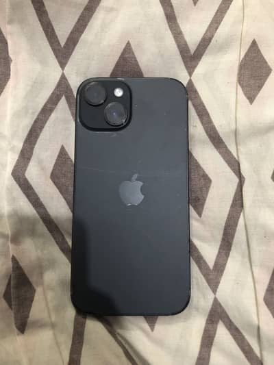 Apple iPhone 15 jv with box 128gb 80 health waterpack