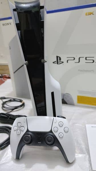 PS 5 play station gaming console 1tb memory 2 controller full Box