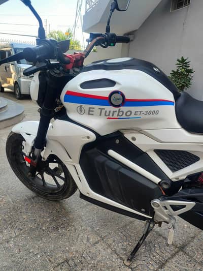 E Turbo ET-3000 Electric Sports Bike | Karachi Registered