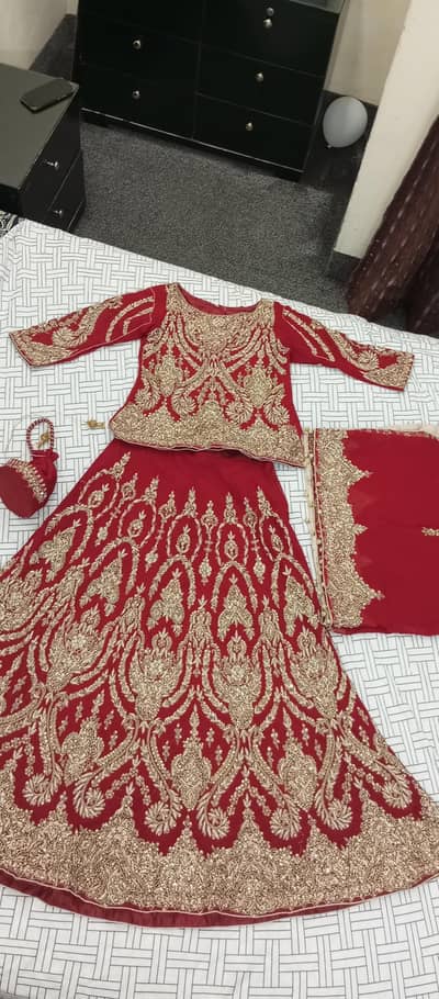 Eastern Bridal/Wedding Lehenga – 1 Time Used – Excellent Condition .
