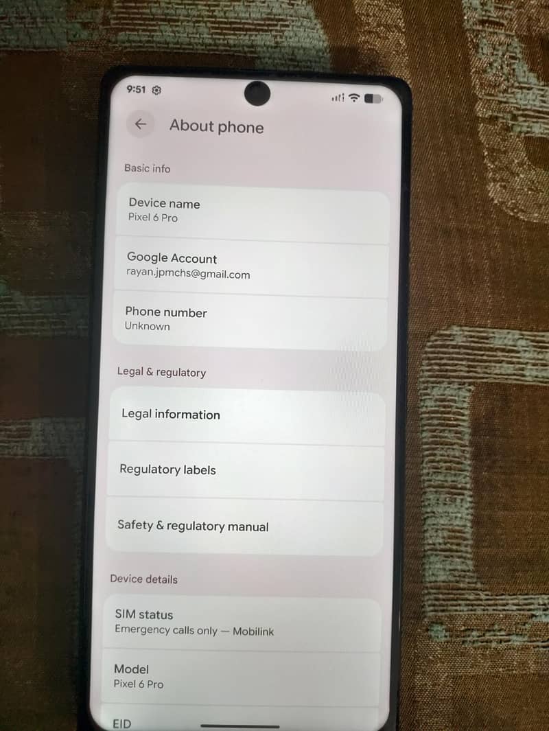 Google Pixel 6 Pro 4