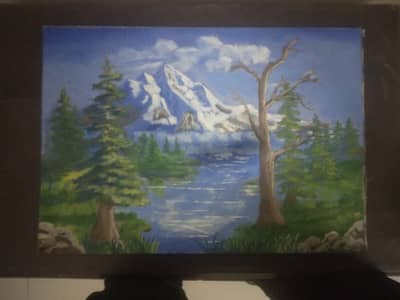 Handmade Oil Painting on A3 size canvas(No frame)