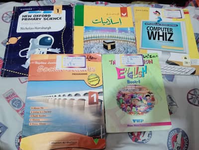 Class 1 till 7 books available each book just Rs 200