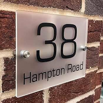 House name plates