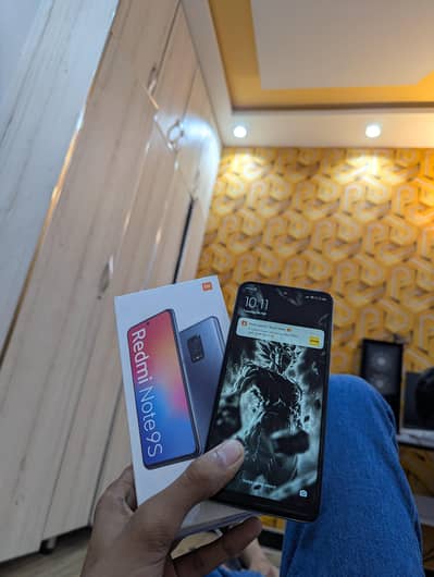 Xiaomi Redmi Note 9S With box Storage 6 128 All ok mobile