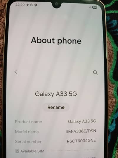 Samsung Mobile A33 5G