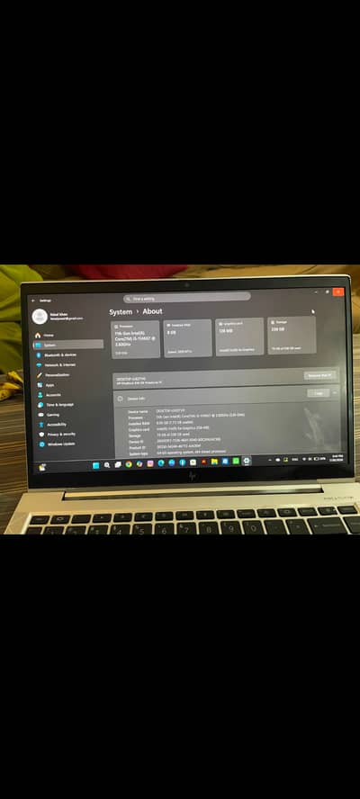 Hp elitebook 11th gen i5 touch screen