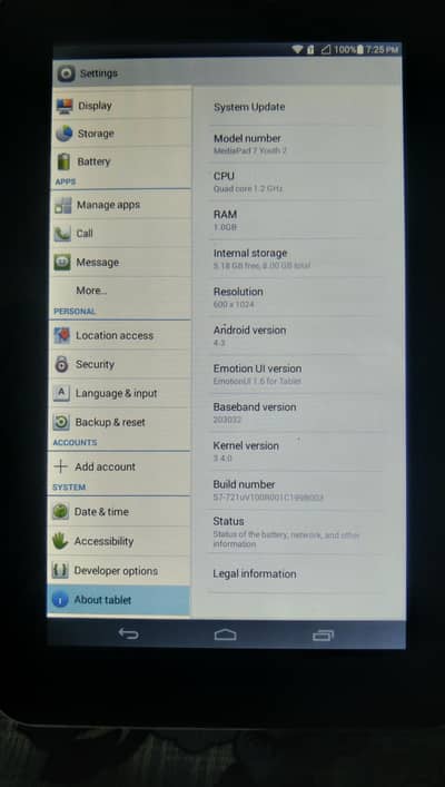 Ipad  Mediapad 7 Youth 2